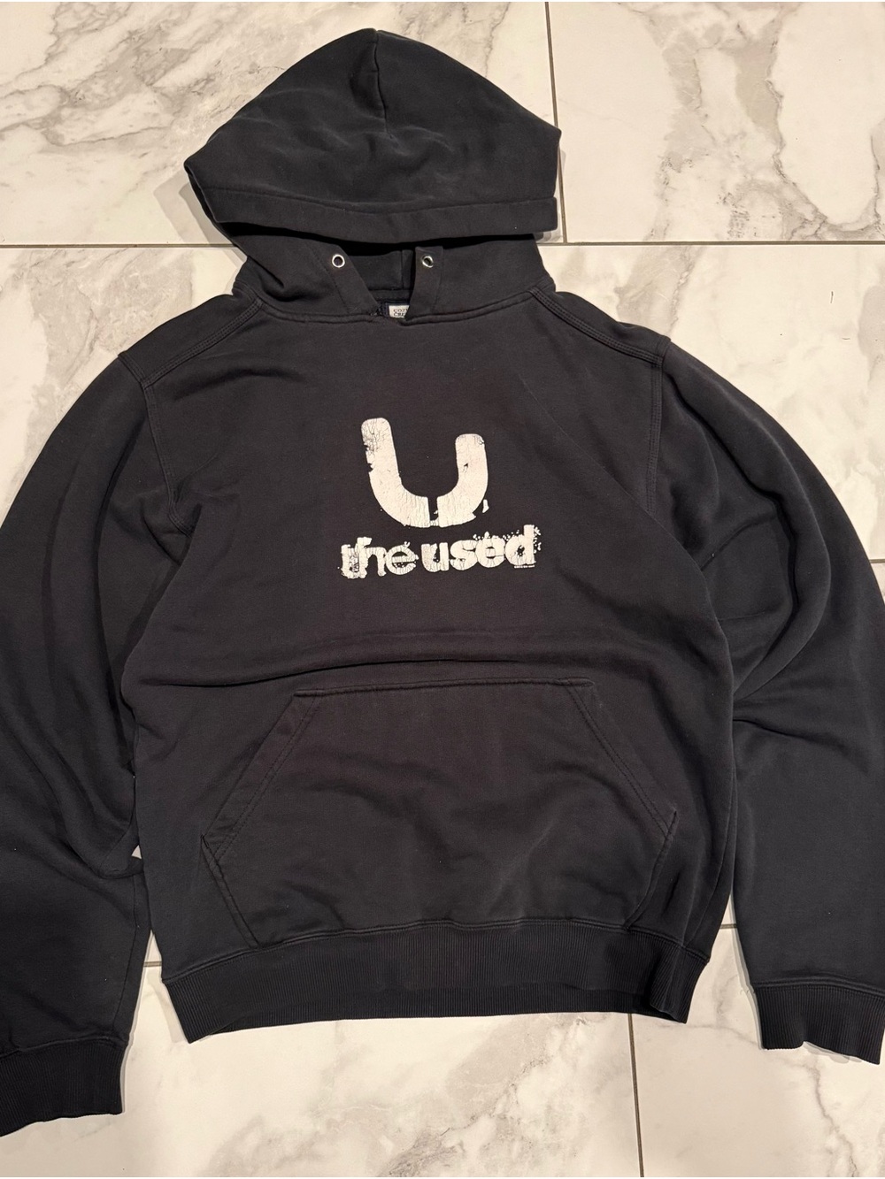 VINTAGE 2002 The Used Self Titled Album Promo Band Hoodie Black Concert Emo Punk